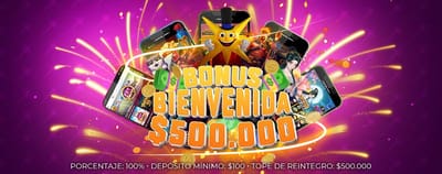Banner promocional de bono de bienvenida en Arca Casino Club